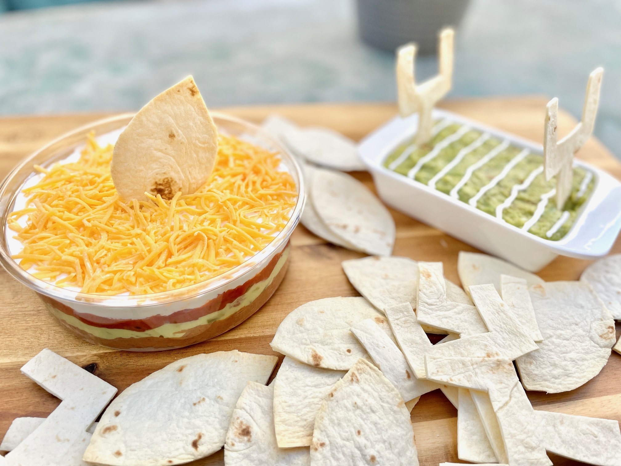 football party recipe, dip for football game, or football appetizer idea